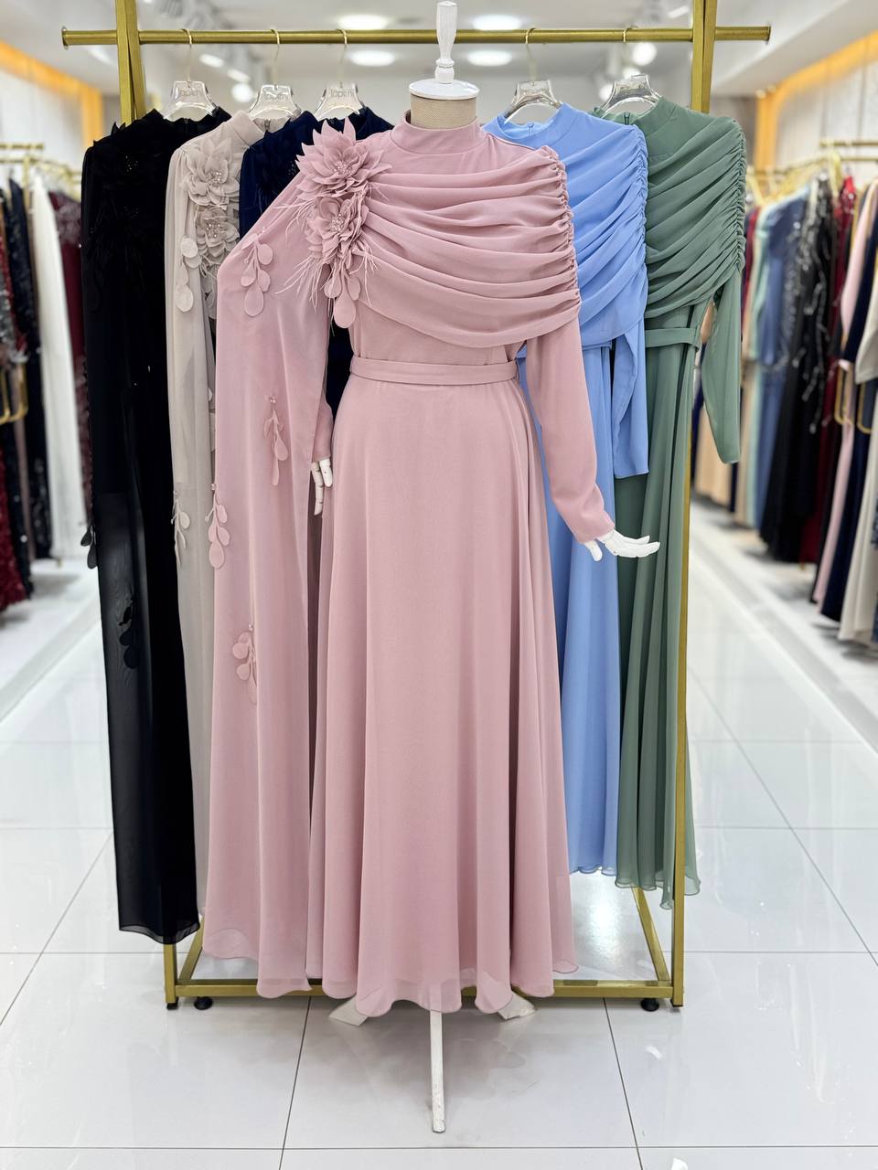 فساتين سهرة محجبات