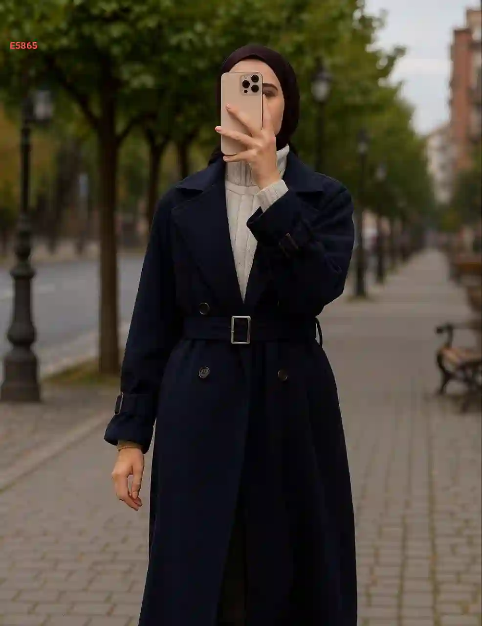 جاكيت جوخ طويل مبطن