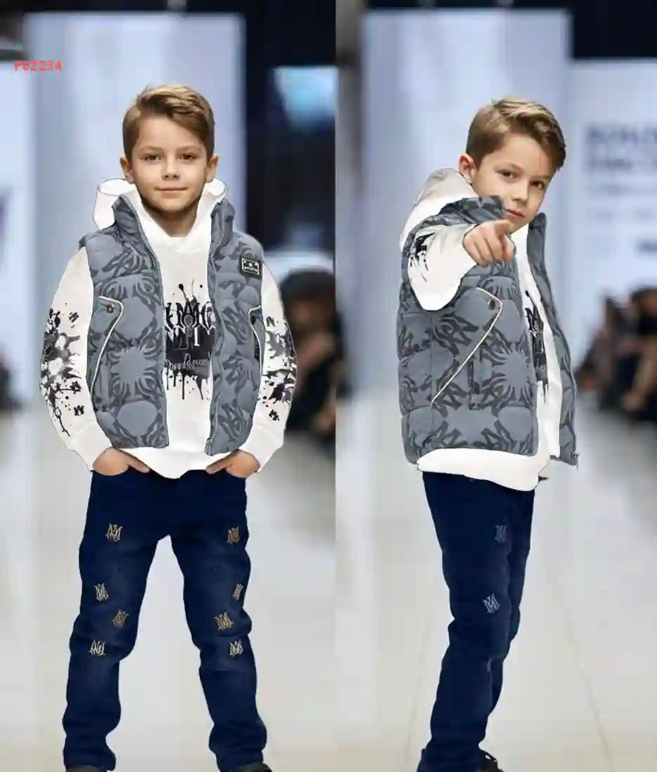 طقم صبياني شتوي 3 قطع