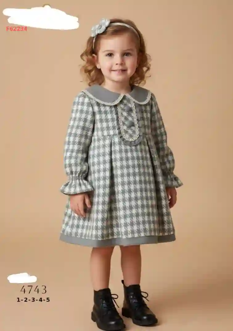 فستان بناتي شتوي