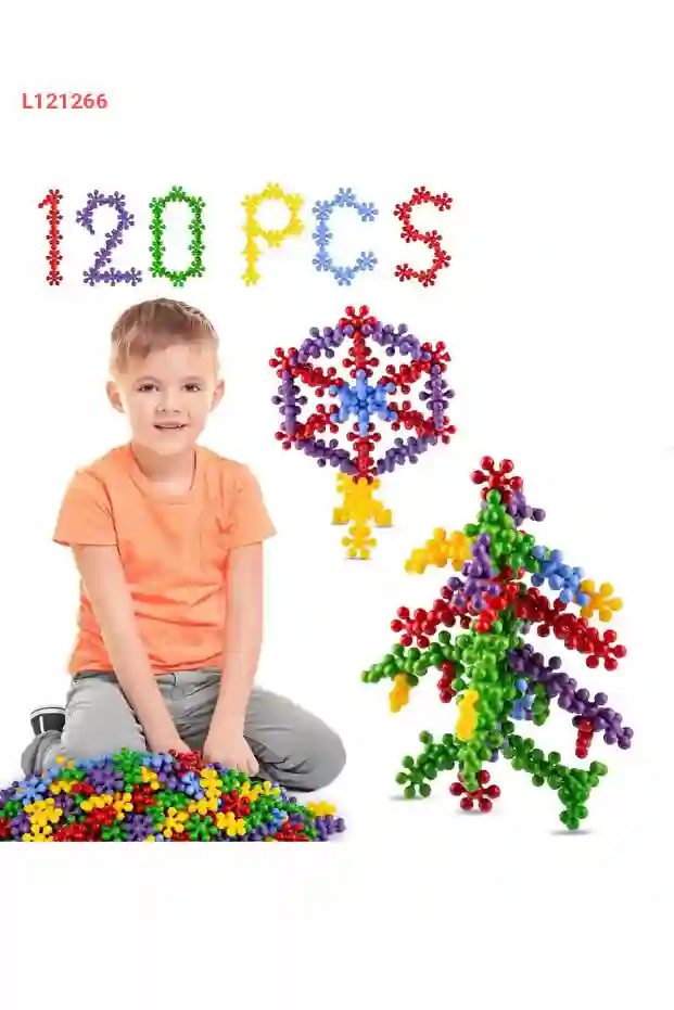 ثينك ماستر ماستر جزيئات إبداعية تعليمية متوافرة 5 ألوان 120 قطعة لعبة تعليمية