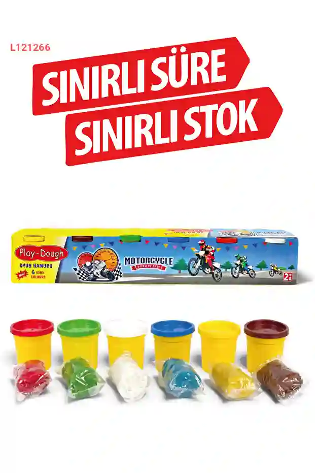 لعبة العجين للأطفال 6 قطع مجموعة ألوان