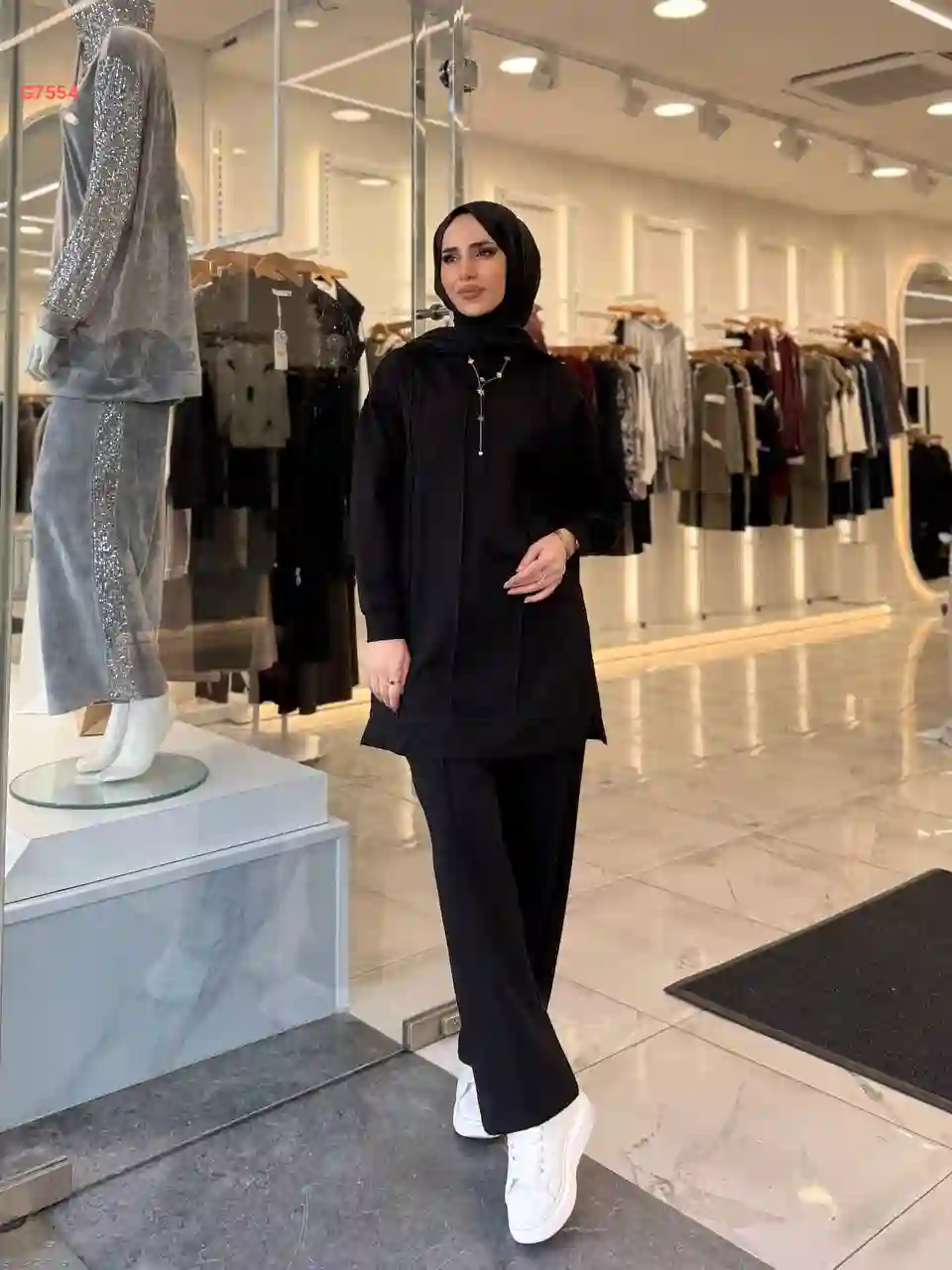 بيجامة سادة مقاسات كبيرة