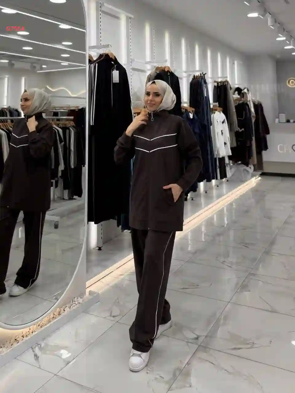 بيجامة بسحاب مقاسات كبيرة