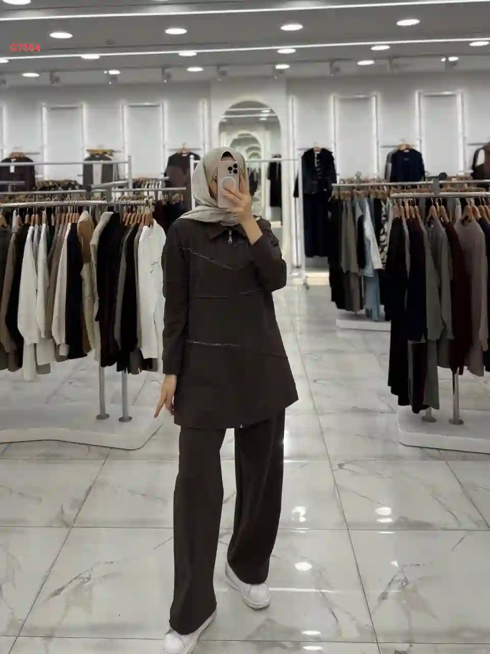 بيجامة بسحاب مقاسات كبيرة