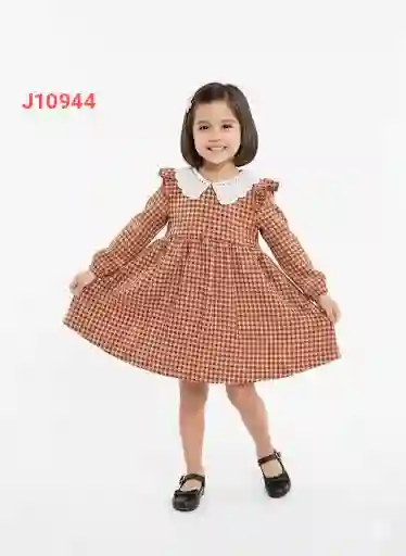 فستان بناتي كم طويل جاكار