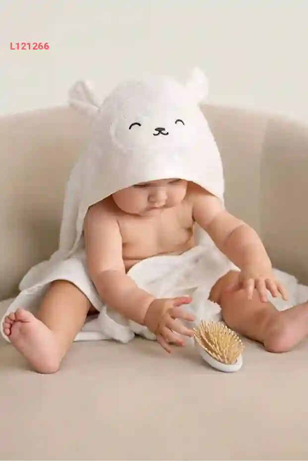 منشفة بامبو للأطفال ناعمة 100% قطن