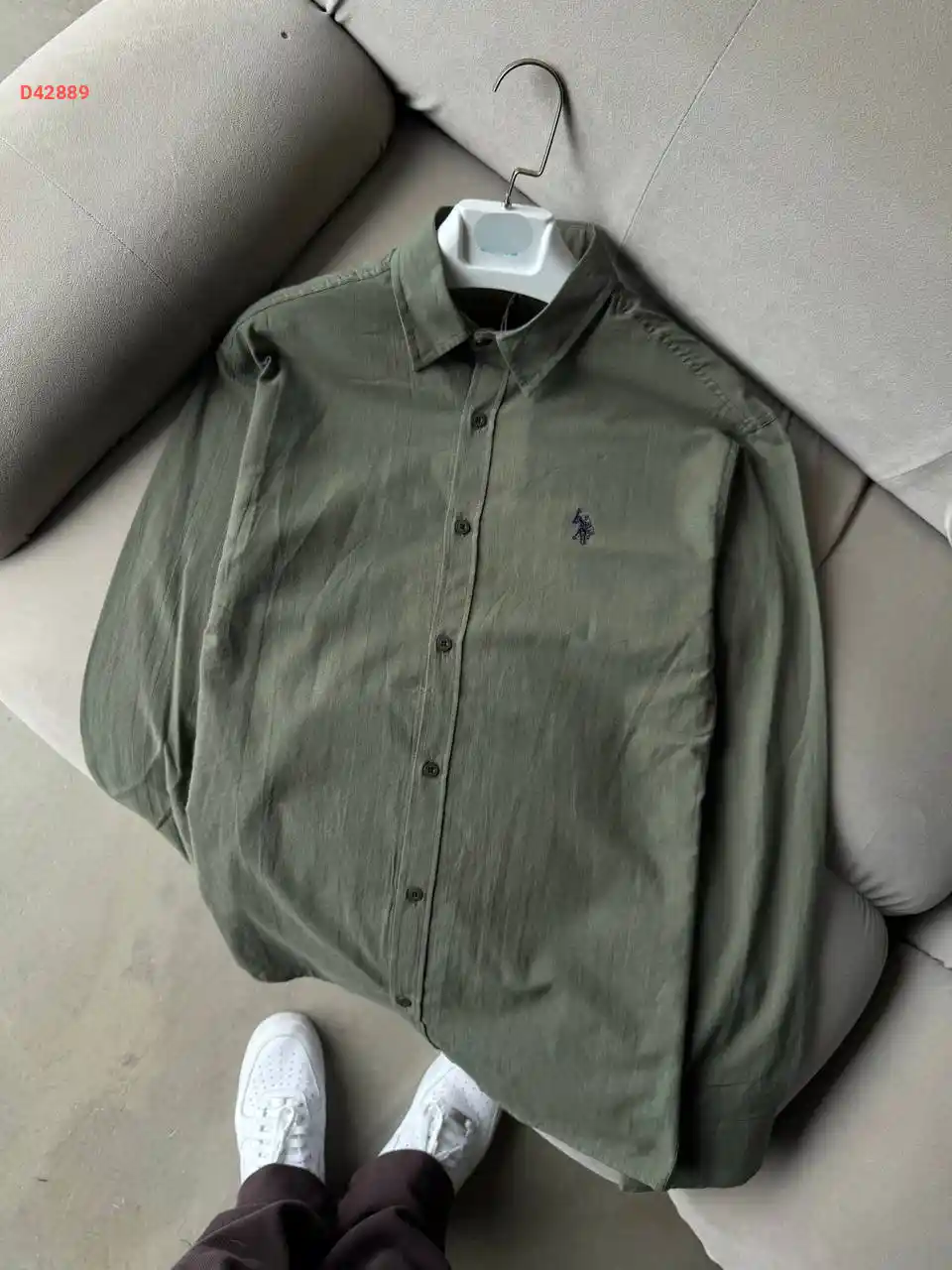 قميص رجالي كم طويل ماركة