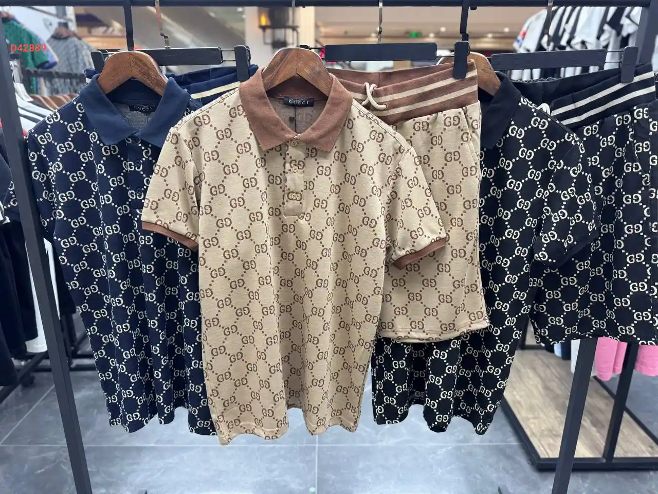 طقم شورت رجالي ماركة