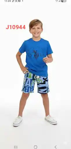 طقم شورت صبياني ماركة