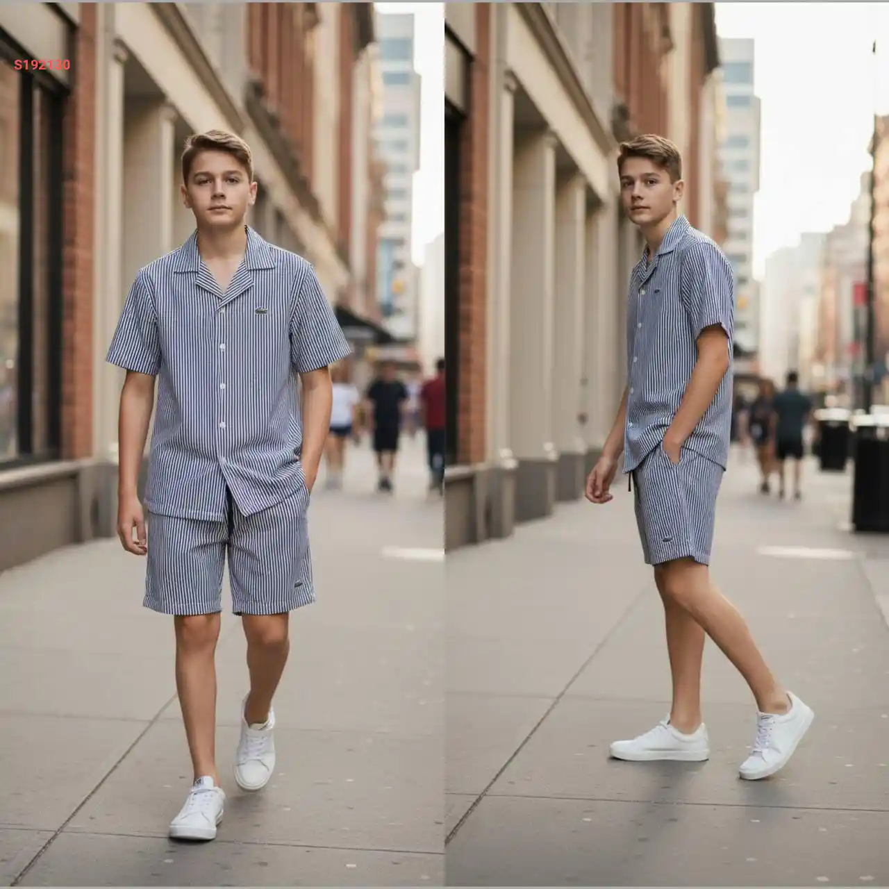 طقم شورت صبياني ماركة