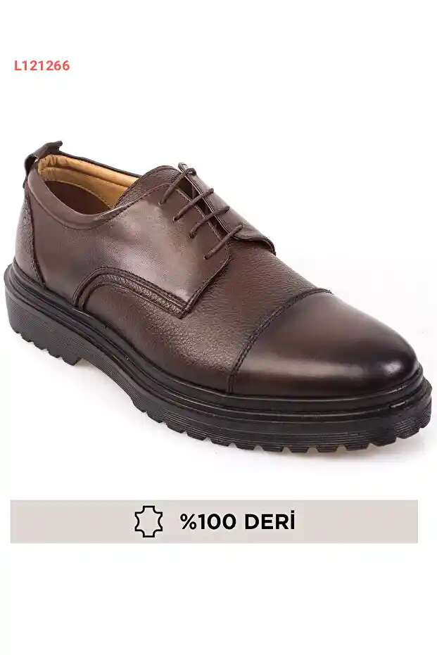 أحذية جلدية رجالية بسُرُول سميك من دبديري