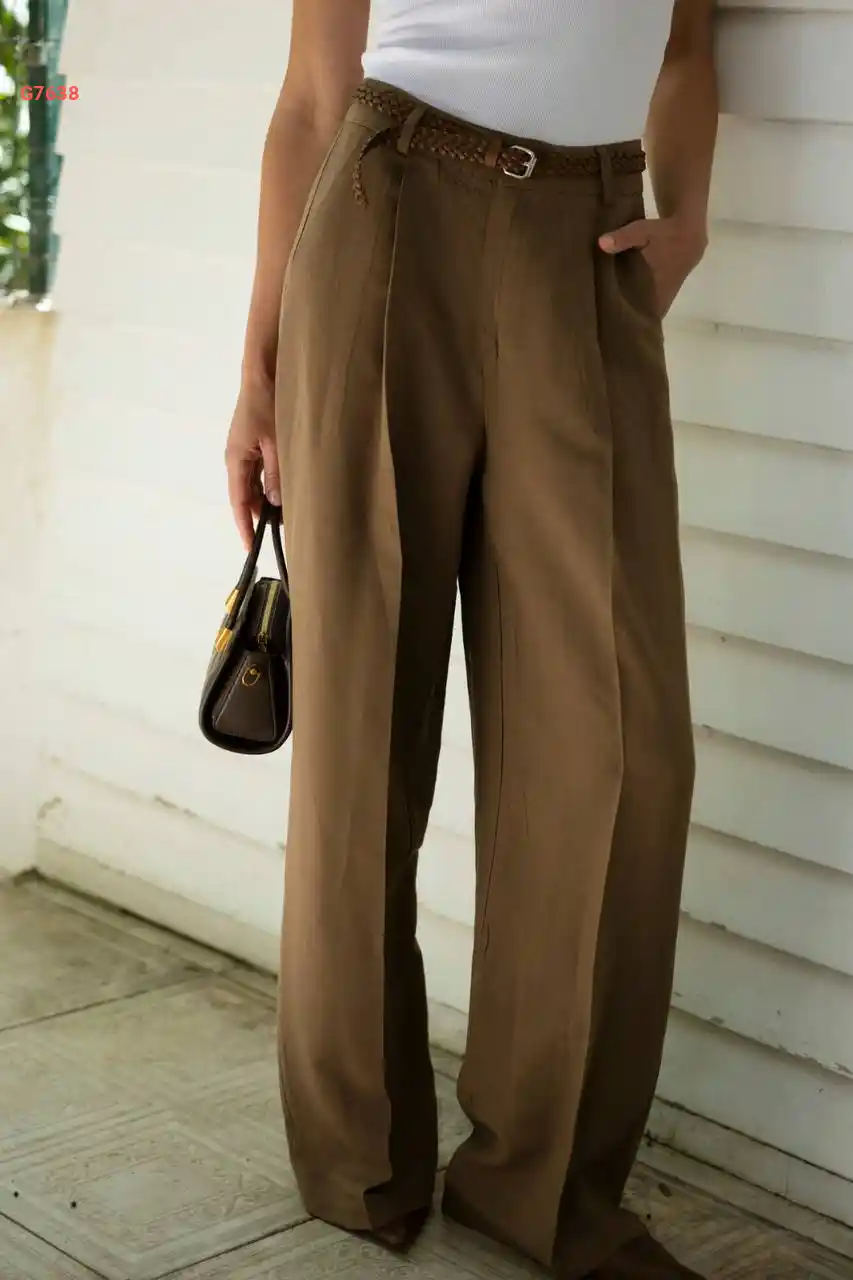 بنطال مع زنار