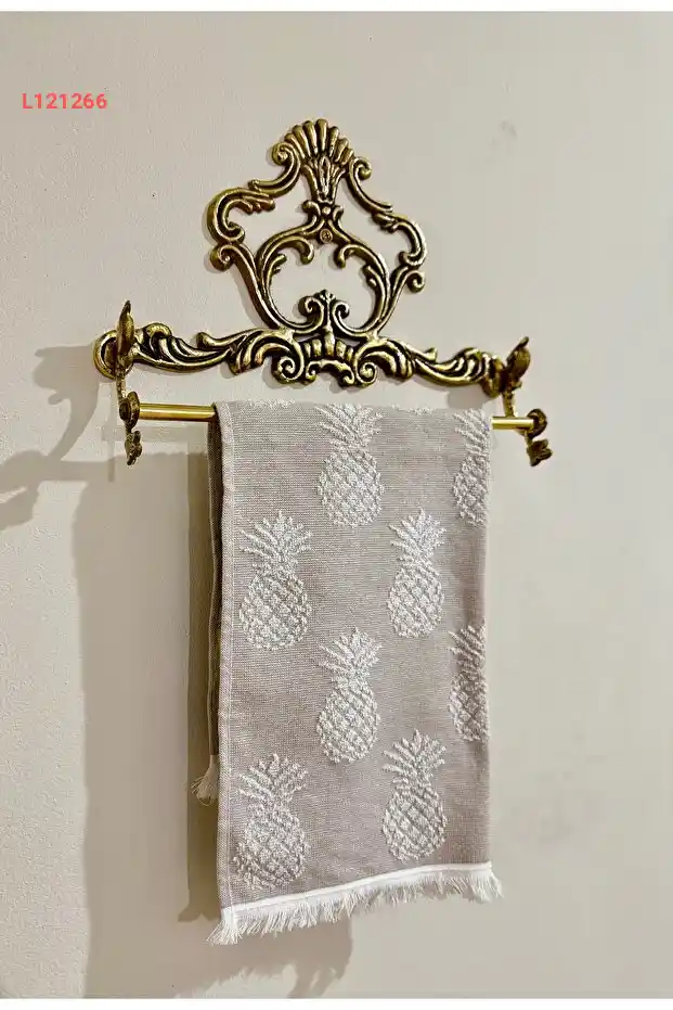 حامل مناشف مطبخ يدوي الصنع من ESTERHOMEDECOR بارتفاع 25.5 سم وعرض 31 سم