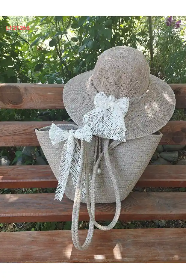 bayram taşcıoğlu home desing Şapka Çanta İkili Takım Bohem Plaj Günlük Çanta Şapka