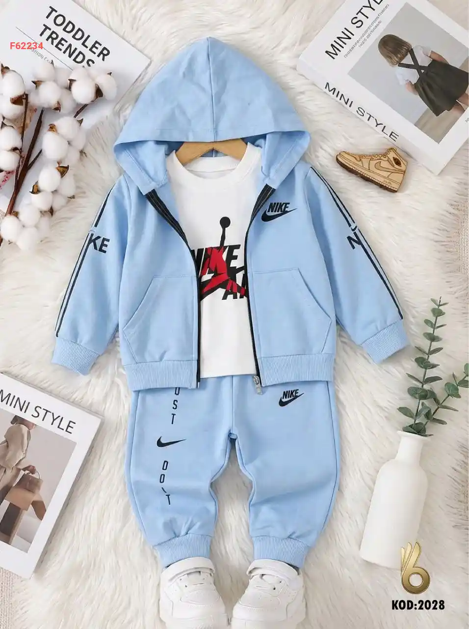 بيجامة بيبي 3 قطع ماركة