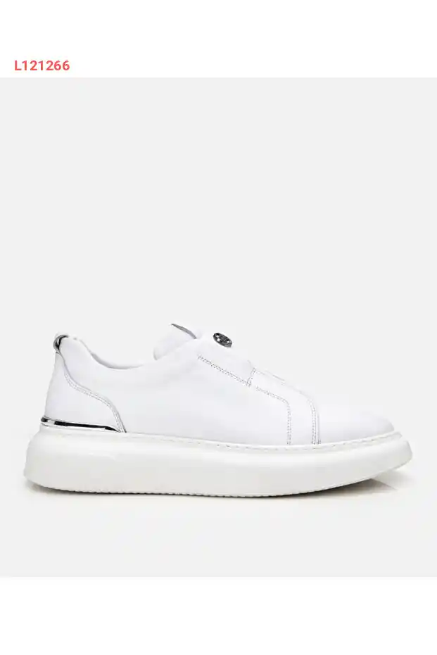 حذاء هوتيتش الأبيض الرجالي من الجلد الطبيعي