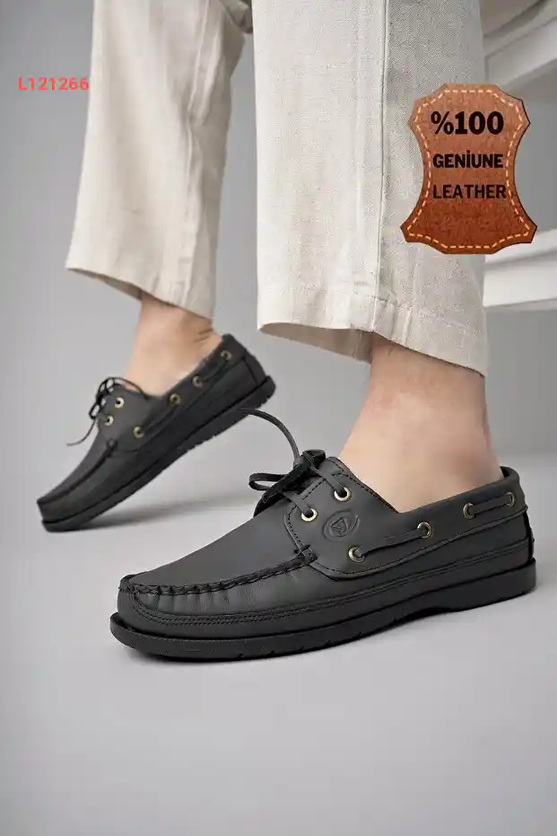 حذاء ماغو سييدرو الرجالي الكلاسيكي من الجلد الطبيعي بضمان