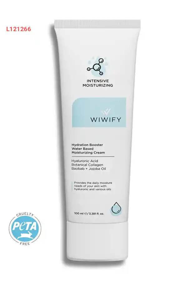 كريم وجه مرطب مكثف من WIWIFY 100 مل لجميع أنواع البشرة - فعالية تدوم 24 ساعة