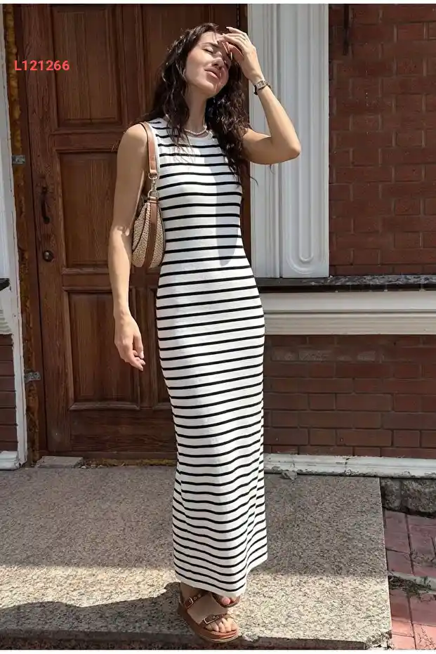 فستان تريكو بوني لاين BW011