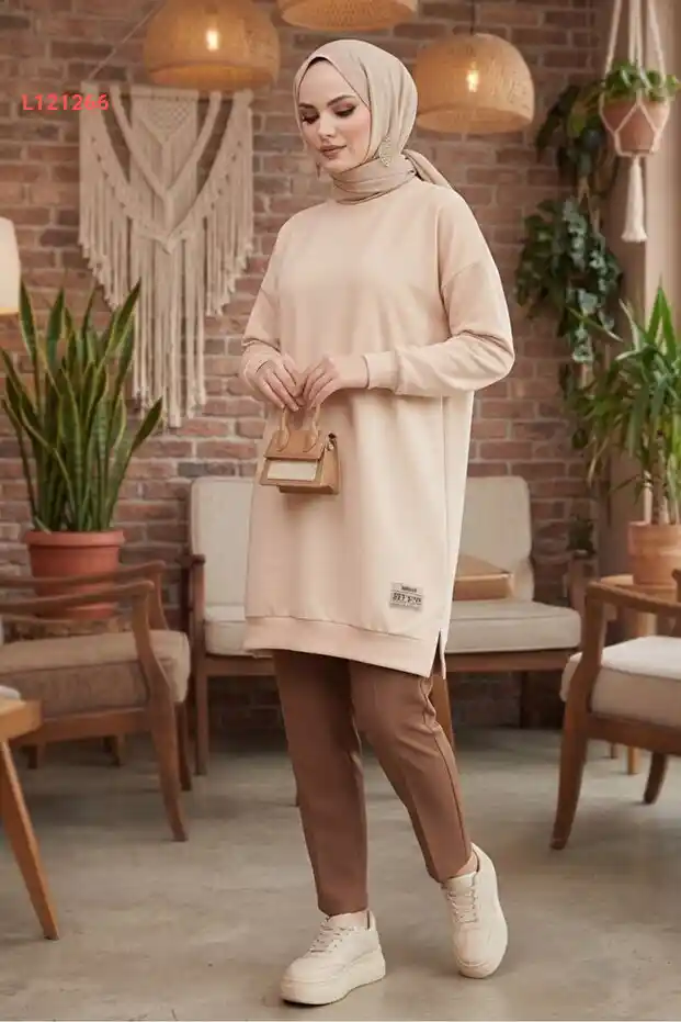 تونك بيج بتفاصيل فتحة بستايل عصرية من بيستينور 1665