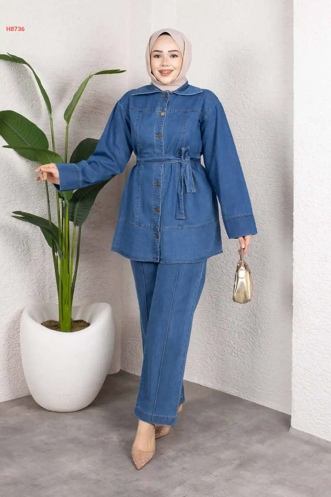 طقم جينز محجبات