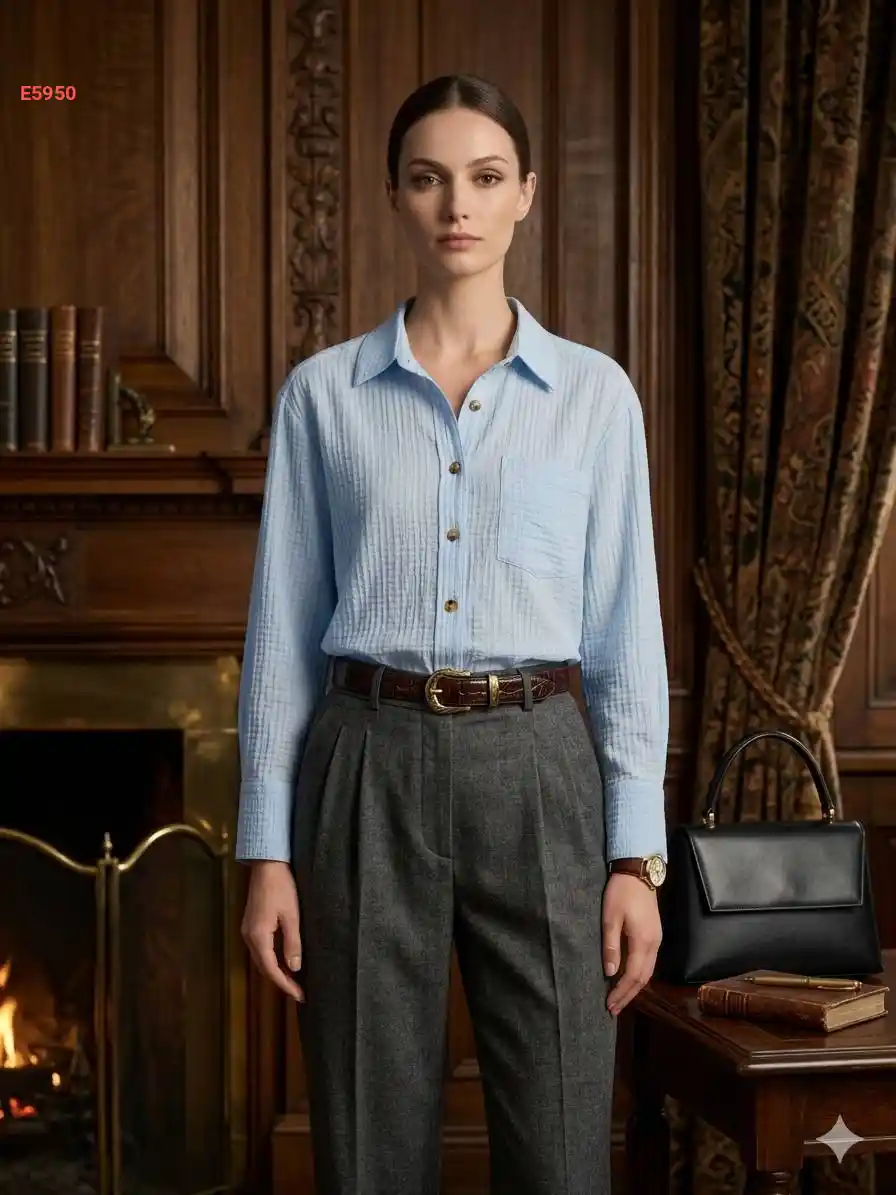 قميص صيفي بجيب أمامي