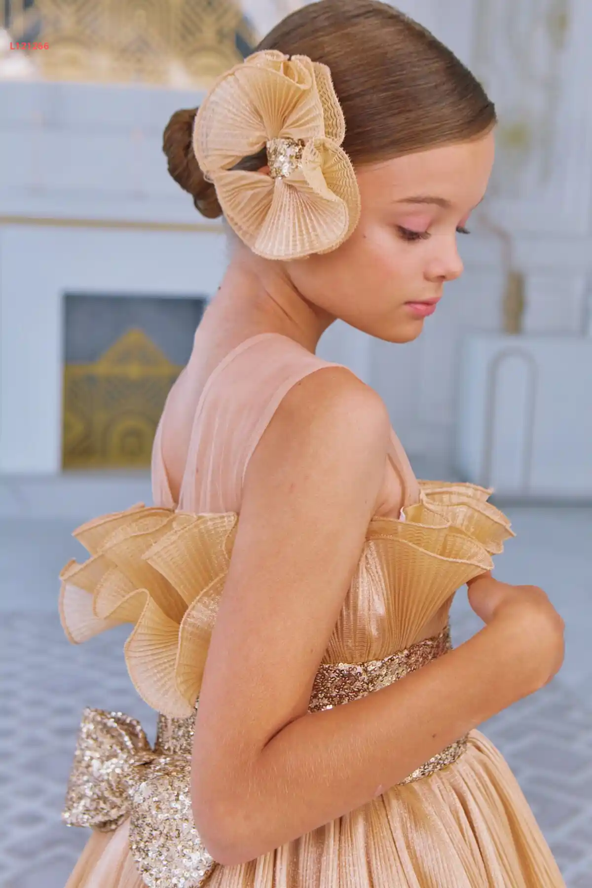 فستان أميرة للبنات - تصميم خاص مع توكة مرفقة🎀
