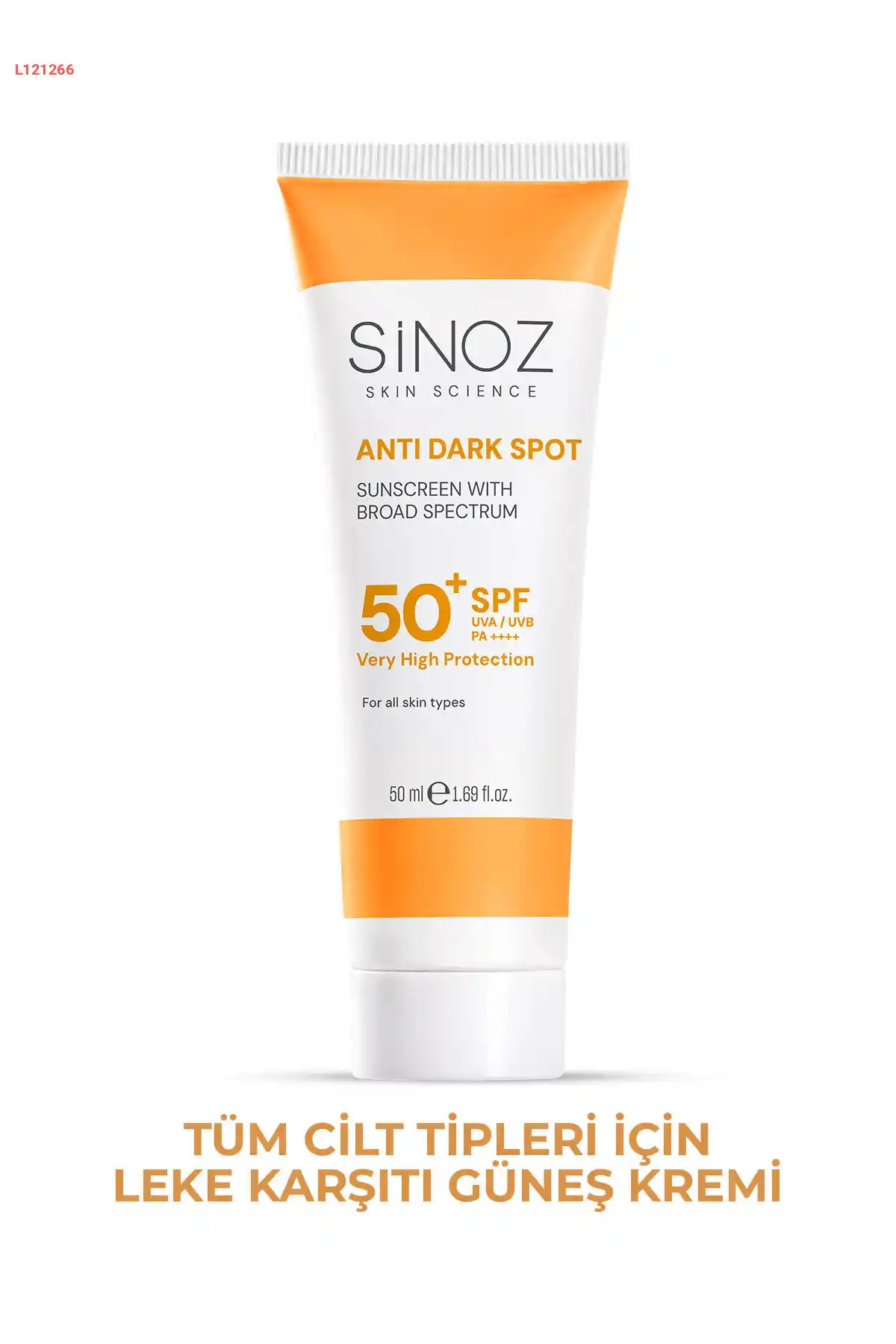 كريم واقي شمس SPF50+ مضاد للبقع للبشرة العادية والجافة - 50 مل