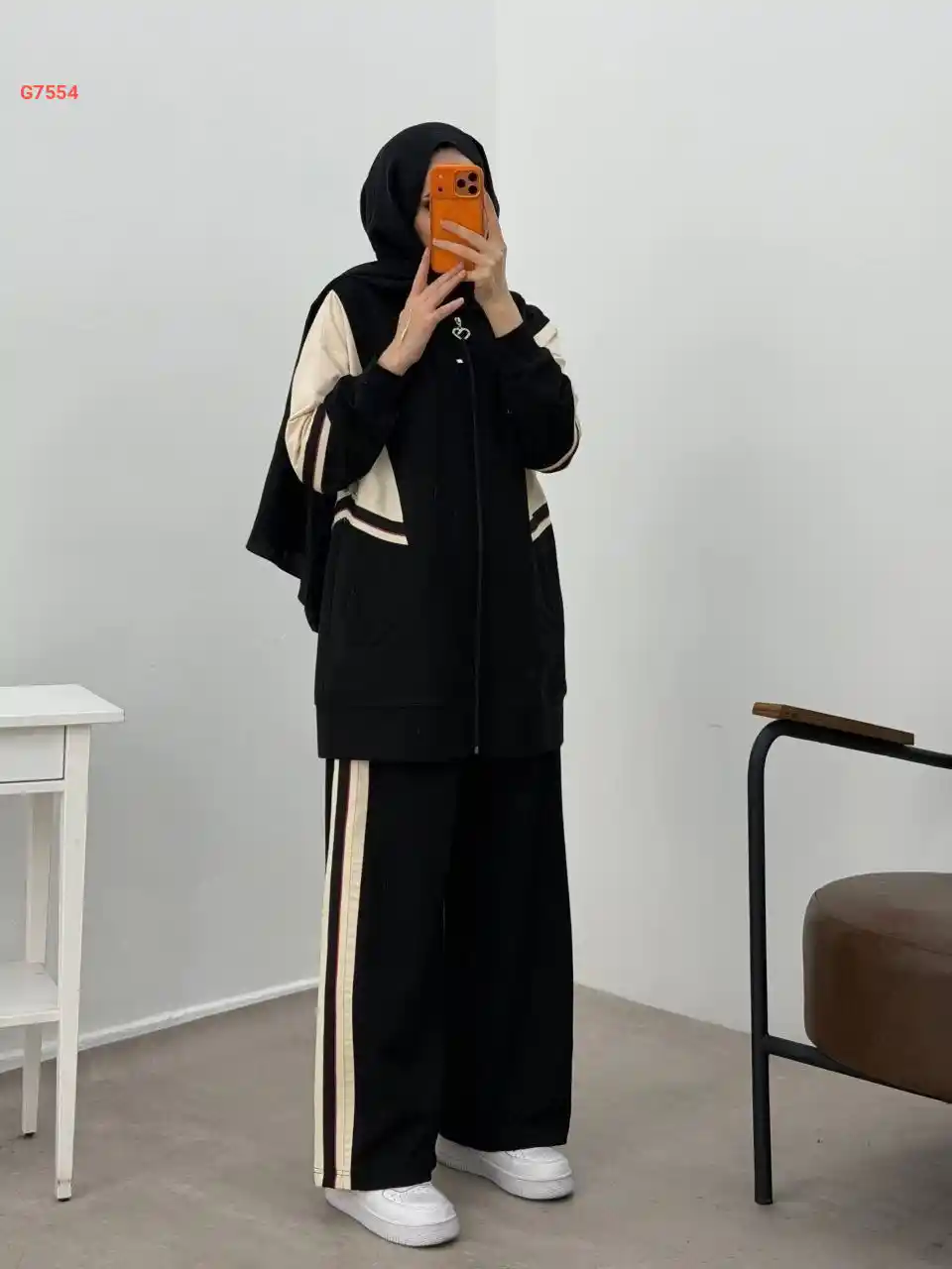 بجيامة قطعتين طويلة بسحاب