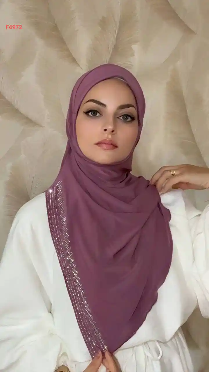 حجاب قطعة واحدة ستراس