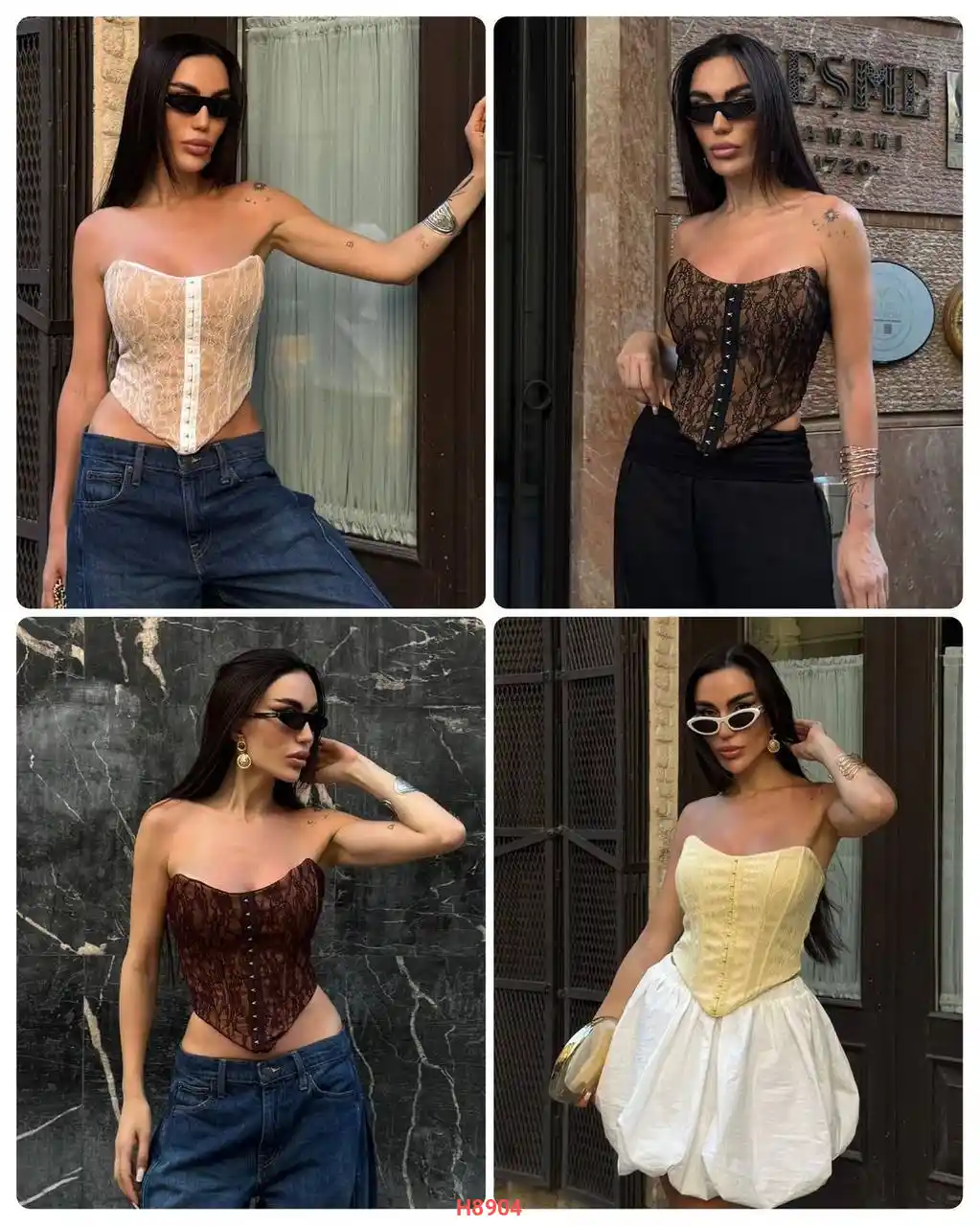 بلوزة cut مطرزة