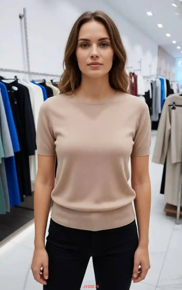 كنزة تريكو نصف كم